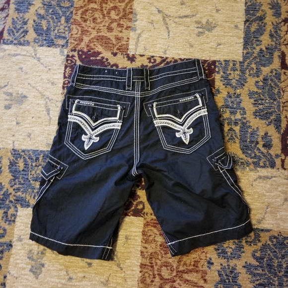 rock revival mens cargo shorts